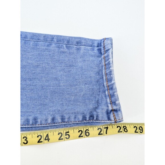 Gap 1969 Bright Blue True Skinny Mid Rise Denim Jeans Size 27 Regular 27x28 - Picture 7 of 7